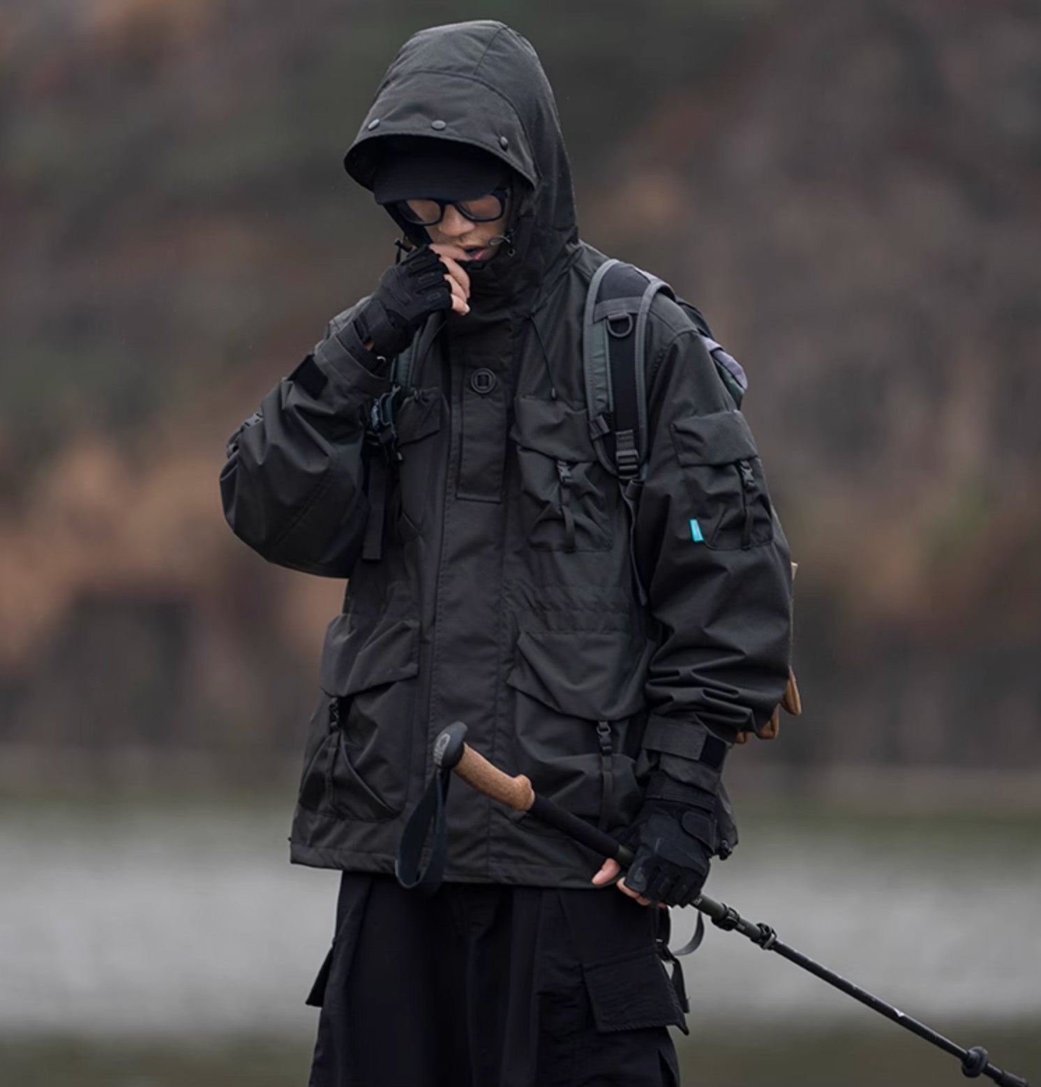 APEJ8 Black Tactical Wilderness Jacket